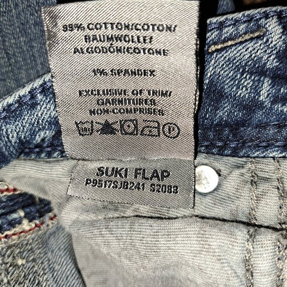 Silver Suki Flap Pocket Jeans With Embroidery - Picture 14 of 15